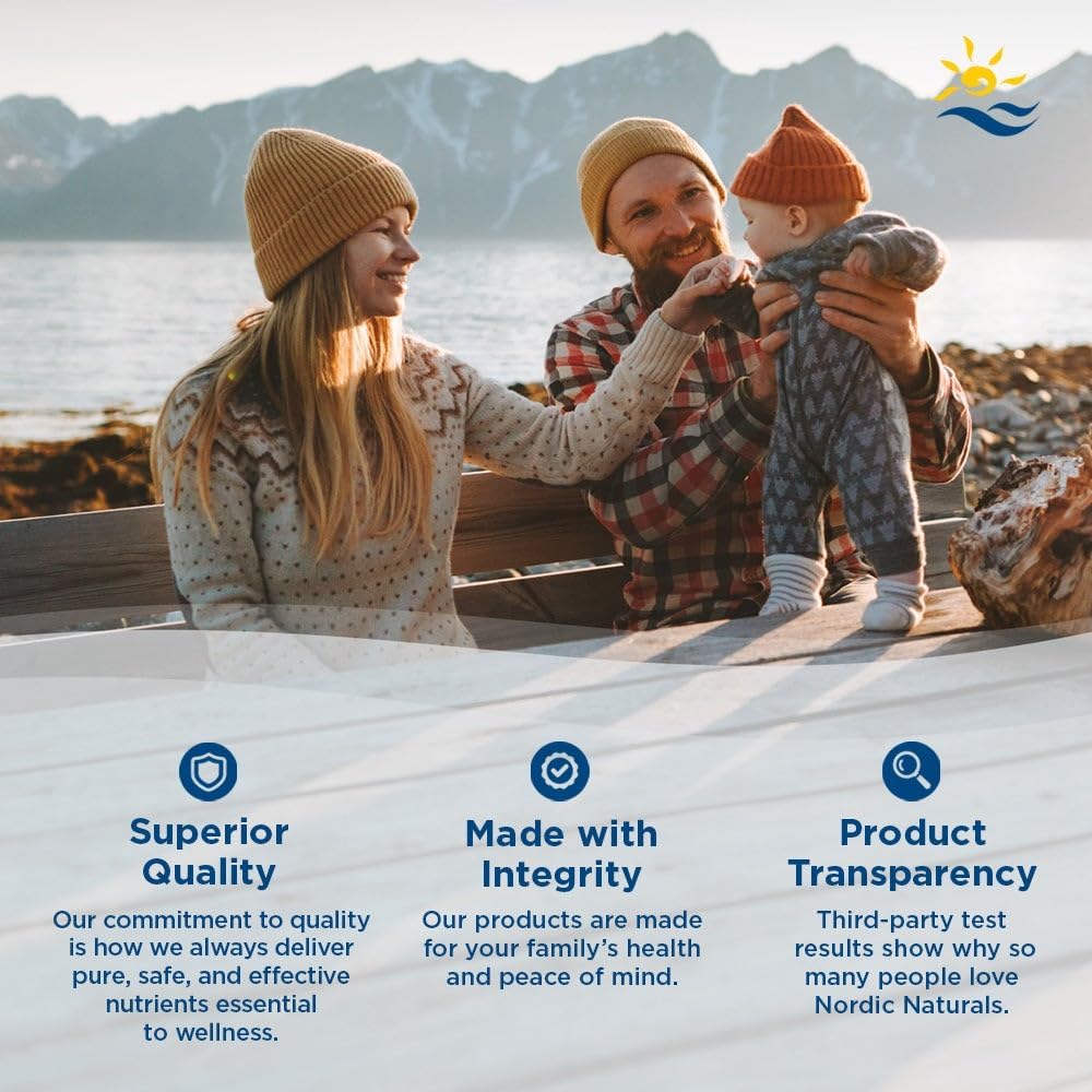 Nordic Naturals ProOmega-D, Lemon Flavor - 180 Soft Gels - 1280 mg Omega-3 + 1000 IU D3 - High-Potency Fish Oil - EPA & DHA - Brain, Eye, Heart, & Immune Health - Non-GMO - 90 Servings